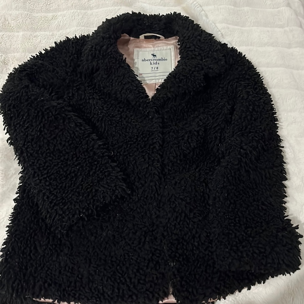 Abercrombie kids 7/8 Sherpa coat